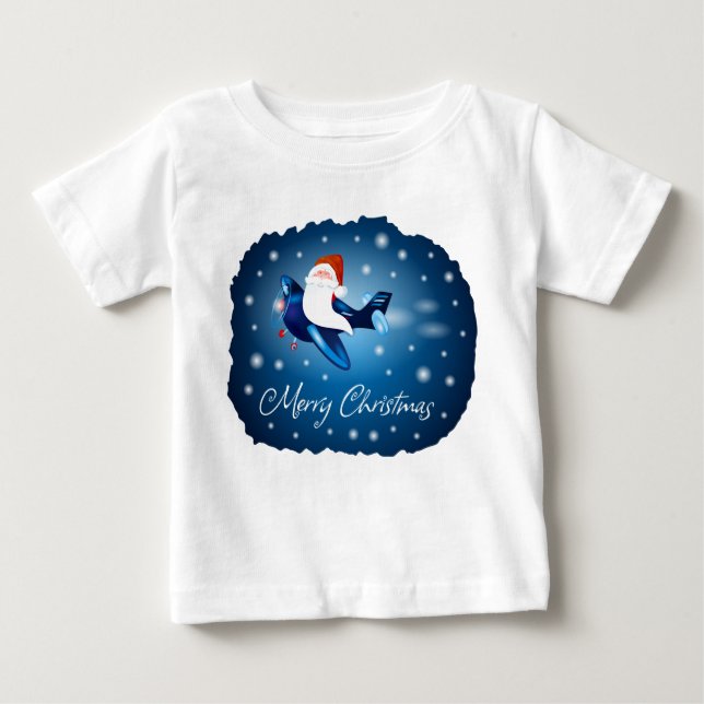 Camiseta Feliz Natal com Papais noeis (Frente)