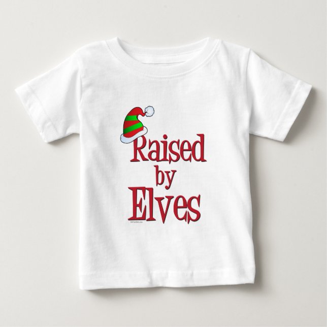 Camiseta Feliz Natal Criado pela Família Elves (Frente)