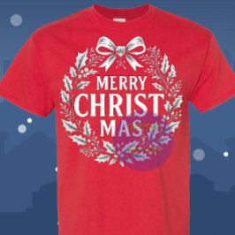 Camiseta Feliz NATAL - Cristão