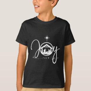 Camiseta Feliz Natal Cristão Jesus Criatividade Cena Fé