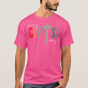 Camiseta Feliz Natal Cristão Jesus Cruza Religião