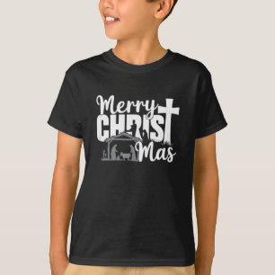 Camiseta Feliz Natal Cristão Jesus Família