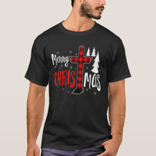 Camiseta Feliz Natal Cristãos da Cruz Vermelha Celebrando