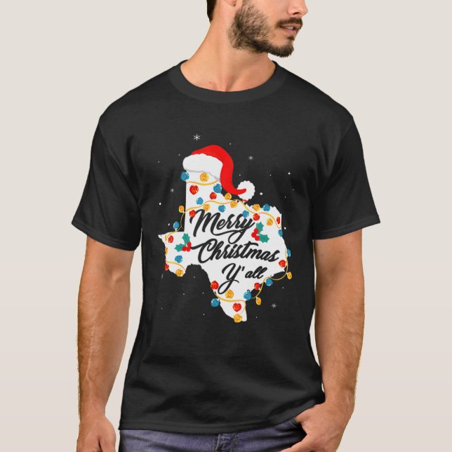 Camiseta Feliz Natal Cristo de Feliz da Festa de Natal (Frente)
