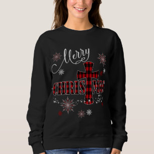 Camiseta Feliz Natal Cross Buffalo Xadrez Christian Holi