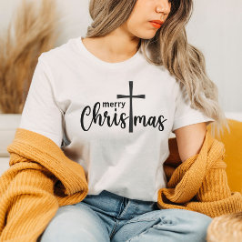 Camiseta Feliz Natal Cross Faith Shirt