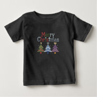 Feliz Natal Cruz Árvore de Natal Retro