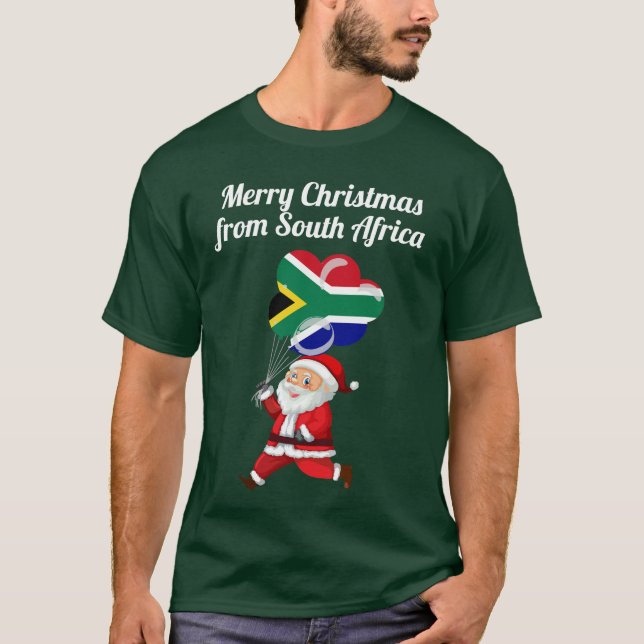 Camiseta Feliz Natal da África do Sul (Frente)
