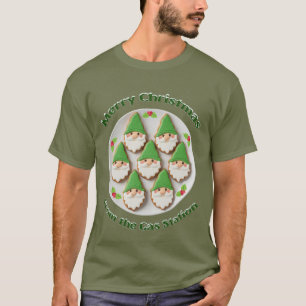 Camiseta Feliz Natal Da Estação de Serviço
