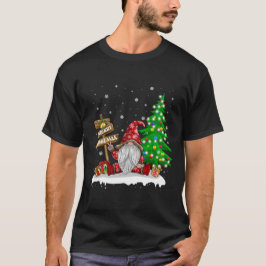 Camiseta Feliz Natal da família Gnomo