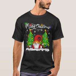Camiseta Feliz Natal da família Gnomo