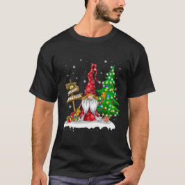 Camiseta Feliz Natal da família Gnomo