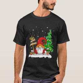Camiseta Feliz Natal da família Gnomo