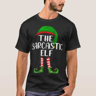 Camiseta Feliz Natal Da Família O Elfo Sarcástico