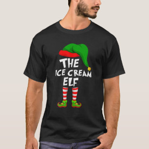 Camiseta Feliz Natal Da Família, O Sorvete Elf