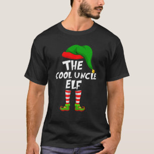 Camiseta Feliz Natal Da Família, O Tio Elf Legal