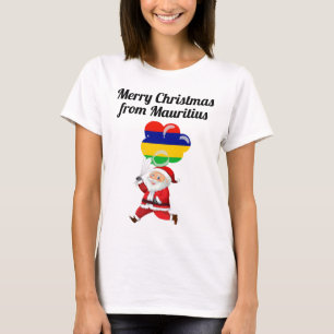Camiseta Feliz Natal da Maurícia