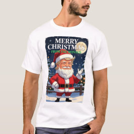 Camiseta Feliz Natal Da Trump