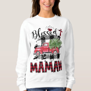 Camiseta Feliz Natal da xadrez Vermelha de Mamaw