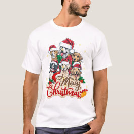 Camiseta Feliz Natal de Cachorro