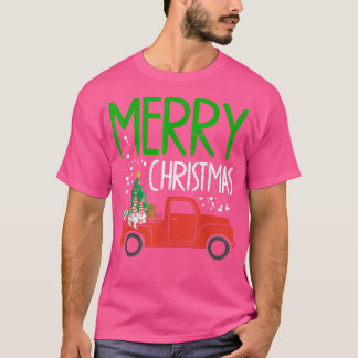 Camiseta Feliz Natal de Caminhão Feriado de Árvore de Natal