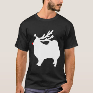 Camiseta Feliz Natal de Cão Pomerano