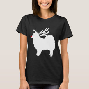Camiseta Feliz Natal de Cão Pomerano
