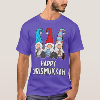 Camiseta Feliz Natal de Chrismukkah e Gnomos de Chrismukkah
