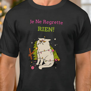 Camiseta Feliz Natal de Gato