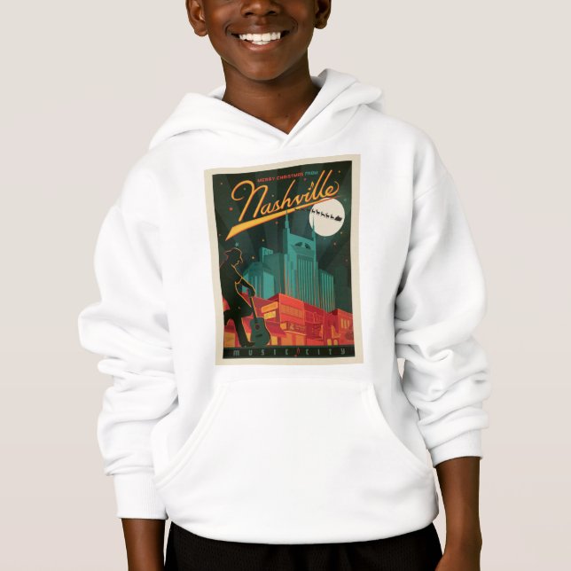 Camiseta Feliz Natal de Nashville (Frente)