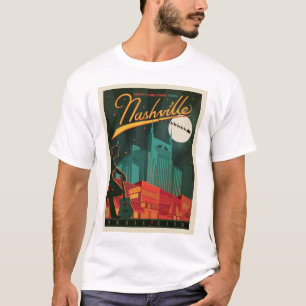 Camiseta Feliz Natal de Nashville