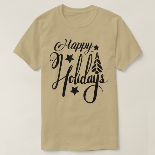 Camiseta Feliz Natal de Natal (Frente do Design)