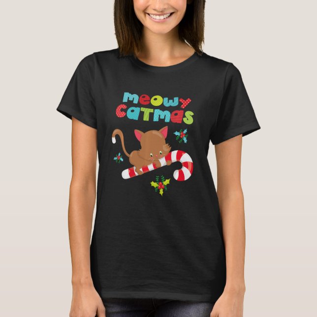 Camiseta Feliz Natal De Natal Para Crianças (Frente)