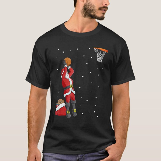 Camiseta Feliz Natal de Papai Noel (Frente)