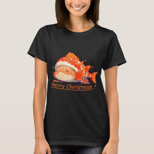 Camiseta Feliz Natal de Peixes anime peixe