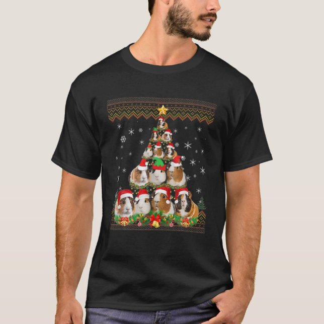 Camiseta Feliz Natal De Porco Natal Feio De Suor (Frente)