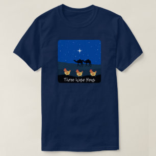 Camiseta Feliz Natal de três sábios