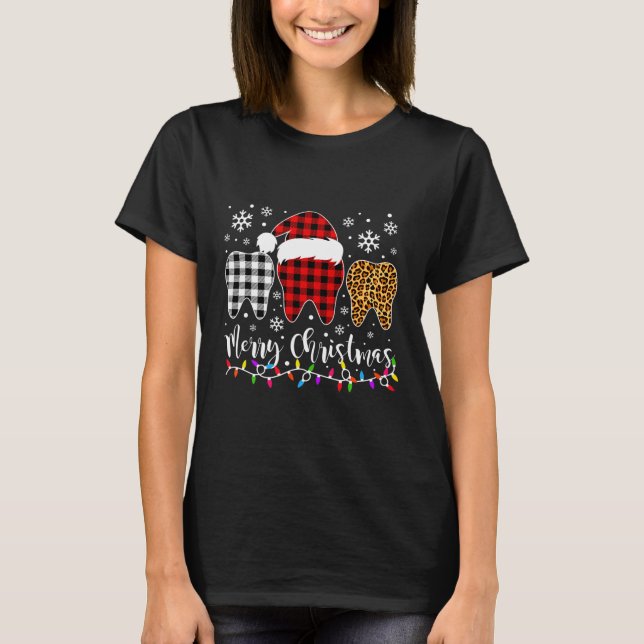 Camiseta Feliz Natal Dentagem de Búfalo (Frente)