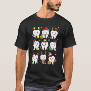Camiseta Feliz Natal Dentist Assistant de tripulação