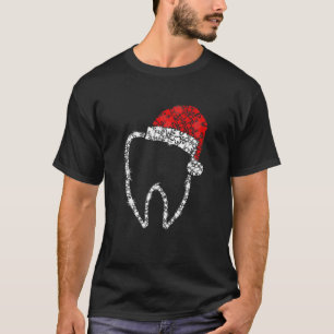 Camiseta Feliz Natal Dentista Dentária Dentária Dentária