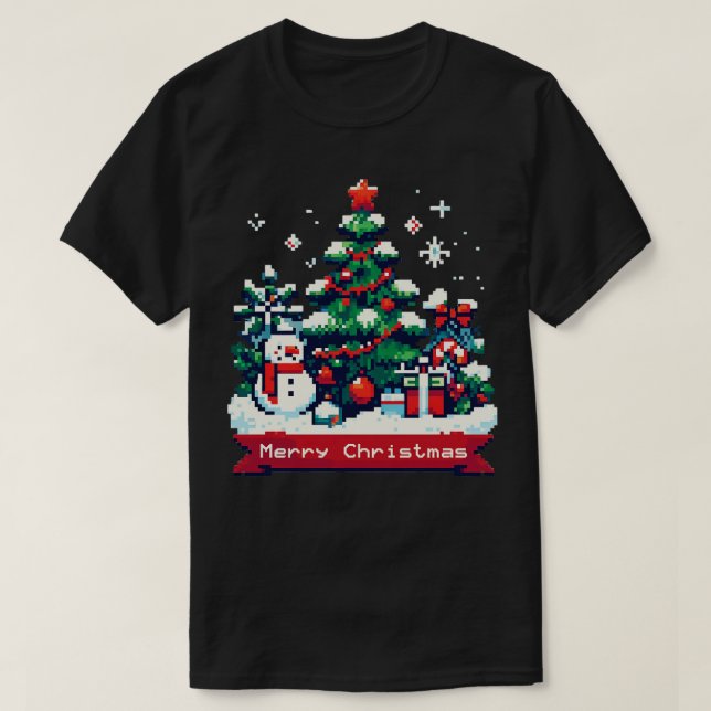 Camiseta Feliz Natal design feio (Frente do Design)