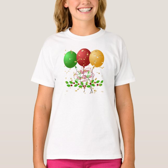 Camiseta Feliz Natal, design festivo, (Frente)