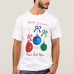 Camiseta Feliz Natal – Design Festivo de Alegria Natalina