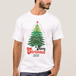 Camiseta Feliz Natal – Design Festivo de Alegria Natalina