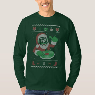 Camiseta Feliz Natal DJ Party do Papai Noel