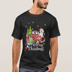 Camiseta Feliz Natal do Caminhão Vermelho em Malta