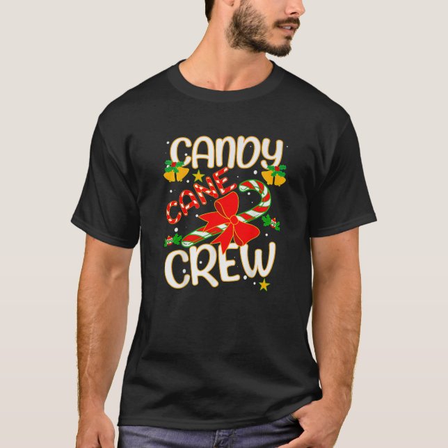 Camiseta Feliz Natal Docinho Cane Crew Xmas Tree Li (Frente)