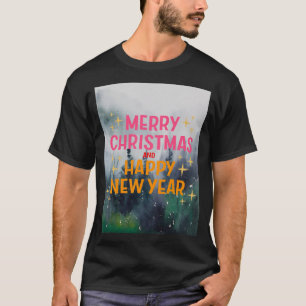Camiseta Feliz Natal e Feliz ano novo