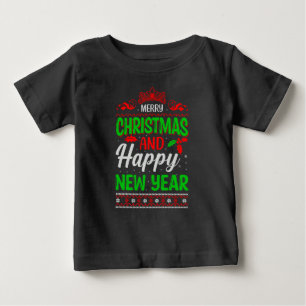 Camiseta Feliz Natal E Feliz ano novo-61064