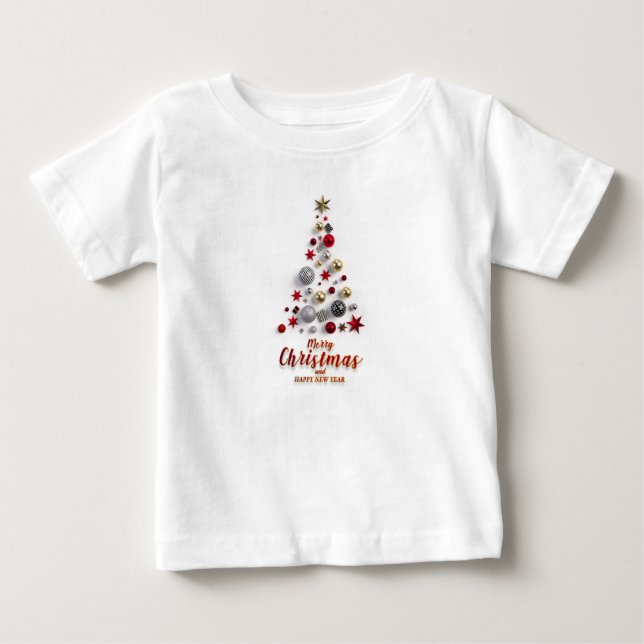 Camiseta Feliz Natal e inverno (Frente)